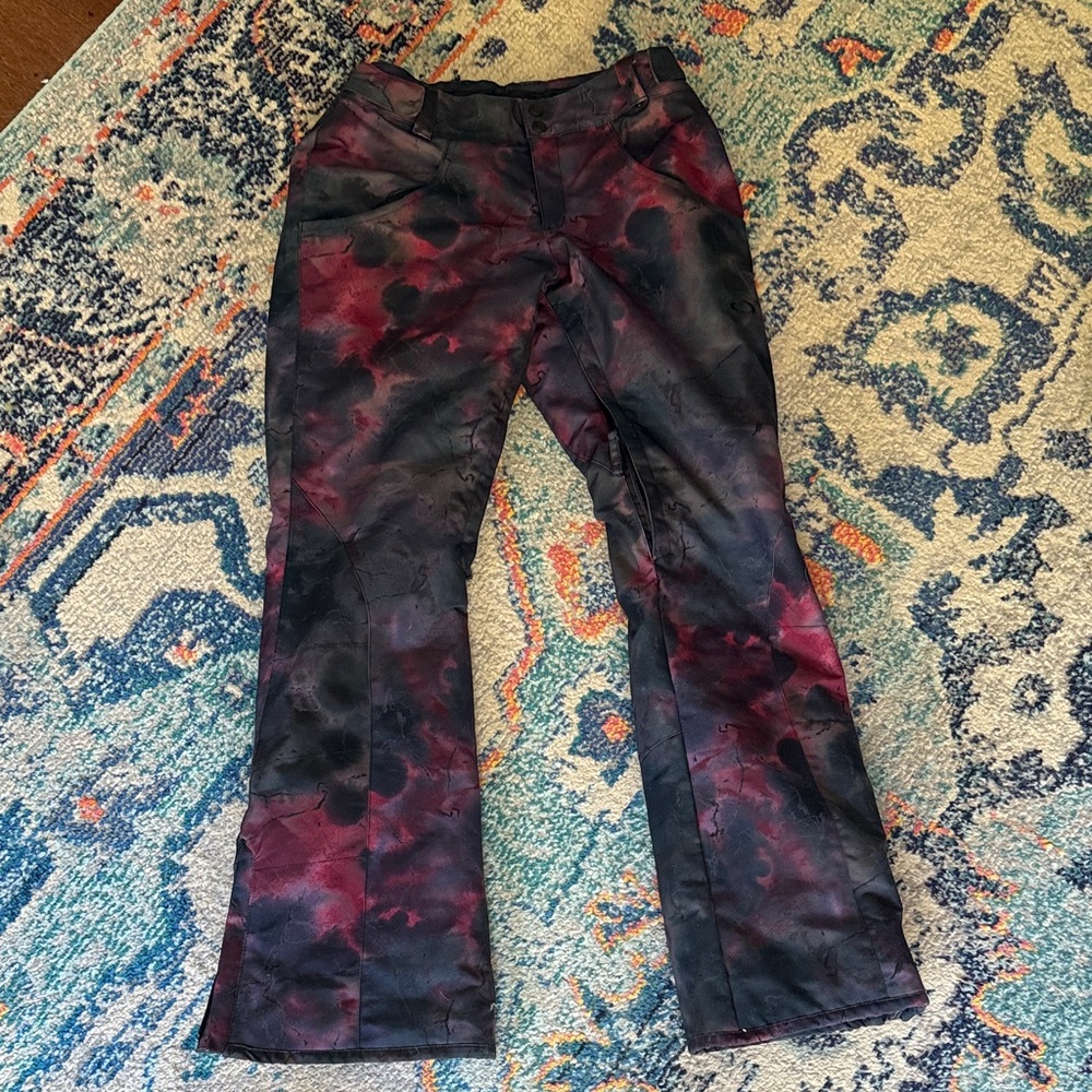 Oakley Women's Blue, Purple, and Pink Ski Pants